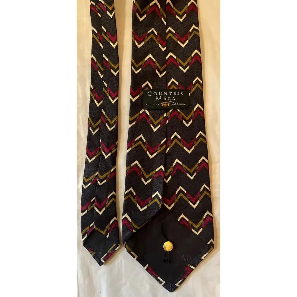 Silk Tie - Countess Mara - Vintage Necktie ~